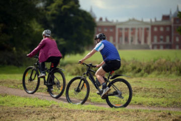 Cycling at Osterley Park and House, London