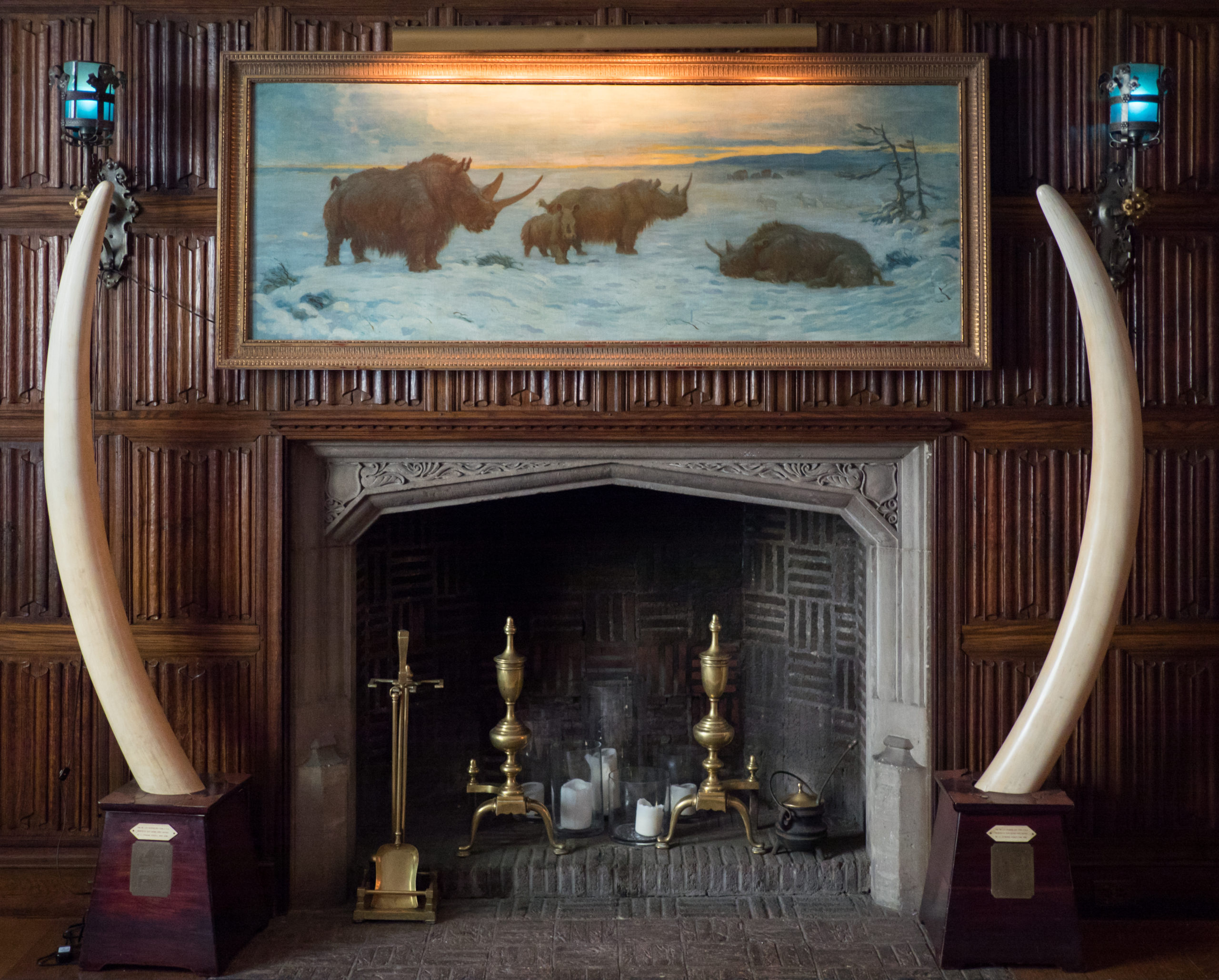 First floor Fireplace, Explorers Club, New York